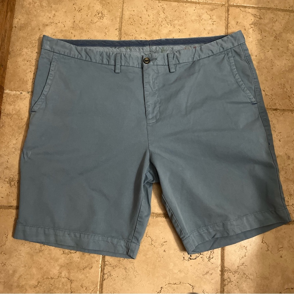 Tommy Bahama Shorts Men 44 Pockets Button Lightweight Outdoors Blue Big And Tall
